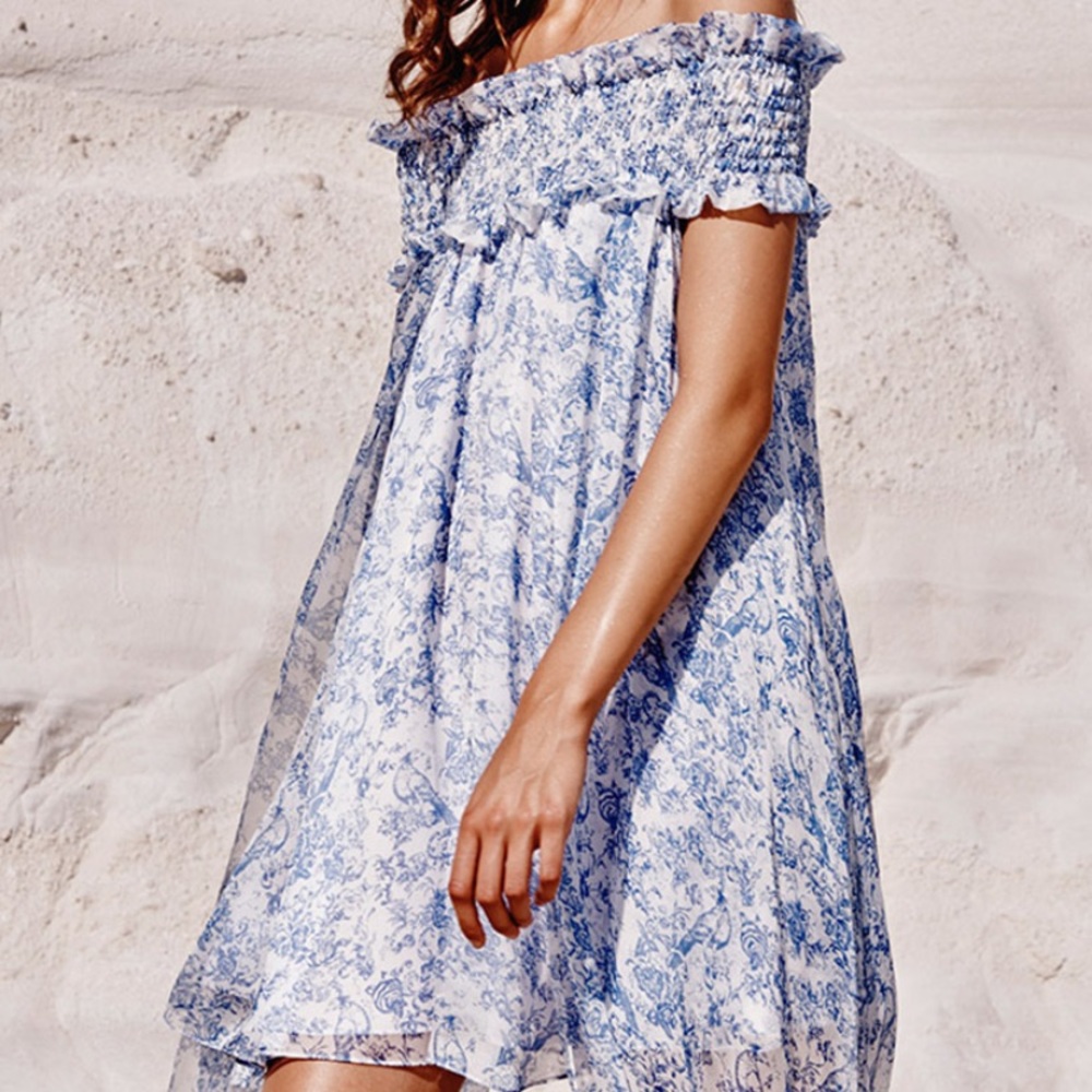 Caroline Constas Dress off shoulder